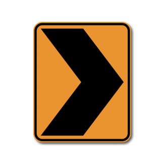 CW1-8 Chevron Sign
