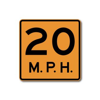 CW13-1P Advisory Speed Limit