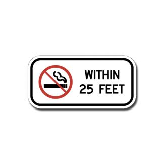No Smoking Within 25 Feet