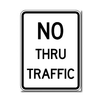 No Thru Traffic