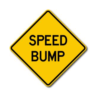 IS-41 Speed Bump Sign