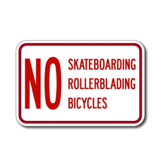 No Skateboarding