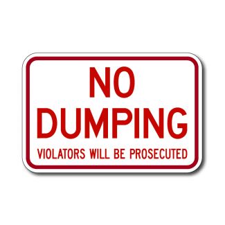 No Dumping