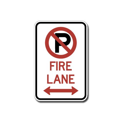 Is 72 No Parking Fire Lane Symbol Parking Signs Interwest Safety