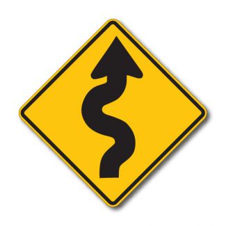 W1-5 Winding Road Symbol