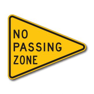 W14-3 No Passing Zone