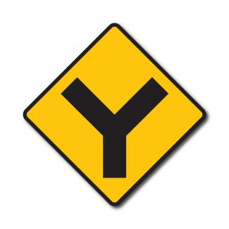 W2-5 "Y" Intersection